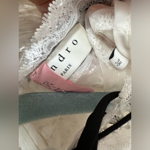 Sandro black and white lace dress size 38 - Picture 6 of 6